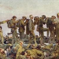 Gassed, par John Singer Sargent, 1918, huile sur toile (Wikipedia)