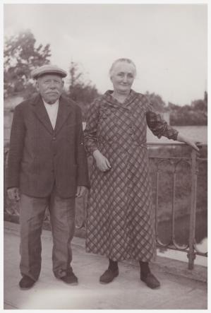 Alexandre Goux et sa femme Marie-Louise