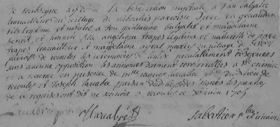 1705 mariage valgalier trapes