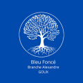 Bleu fonce branche alexandre goux