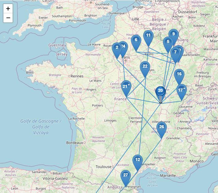 Carte Emile Branchet