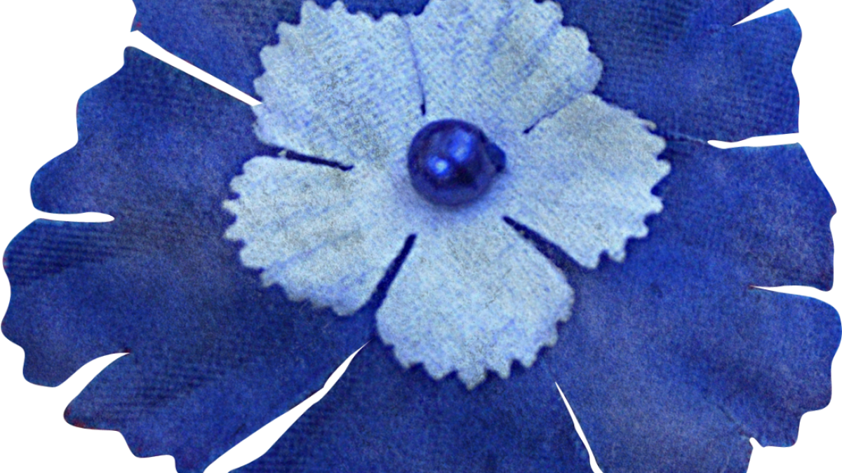 Decoration fleur bleuet de france