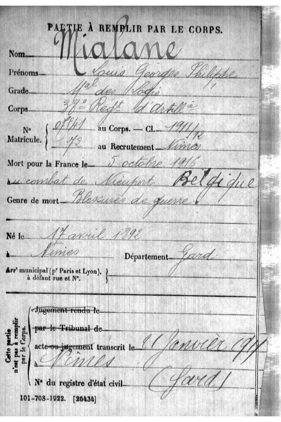 MPLF Mialane Georges