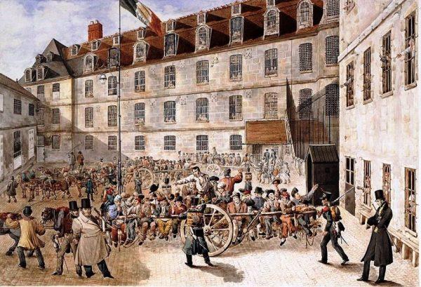 La prison de bicetre a gentilly le depart de la chaine des forcats