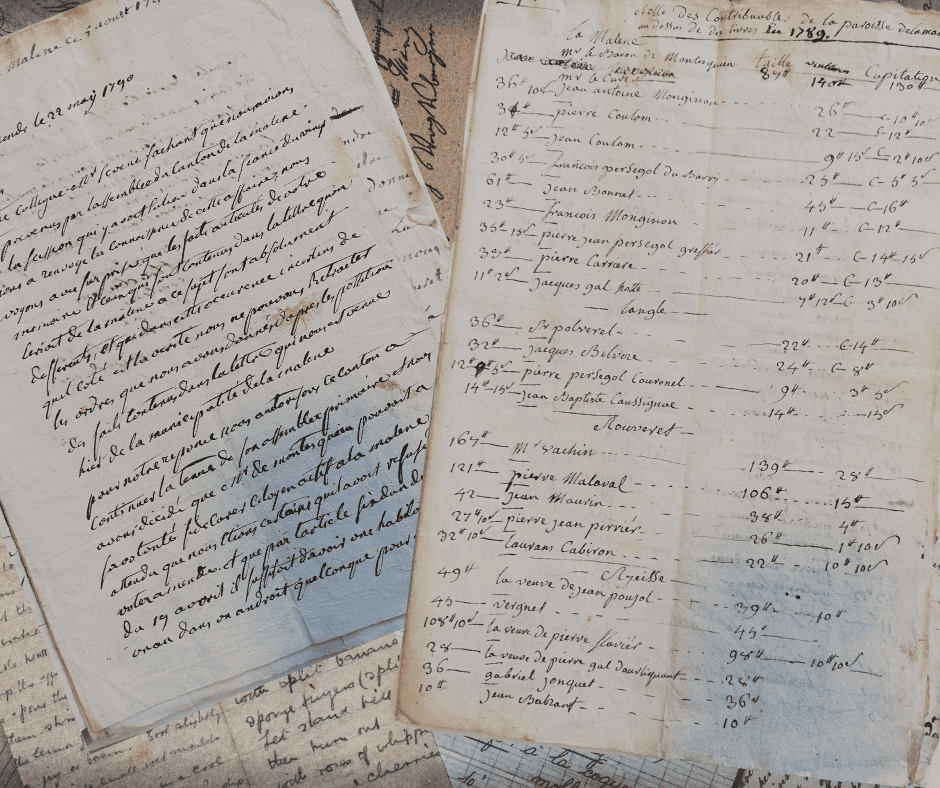 Les papiers de la Malène