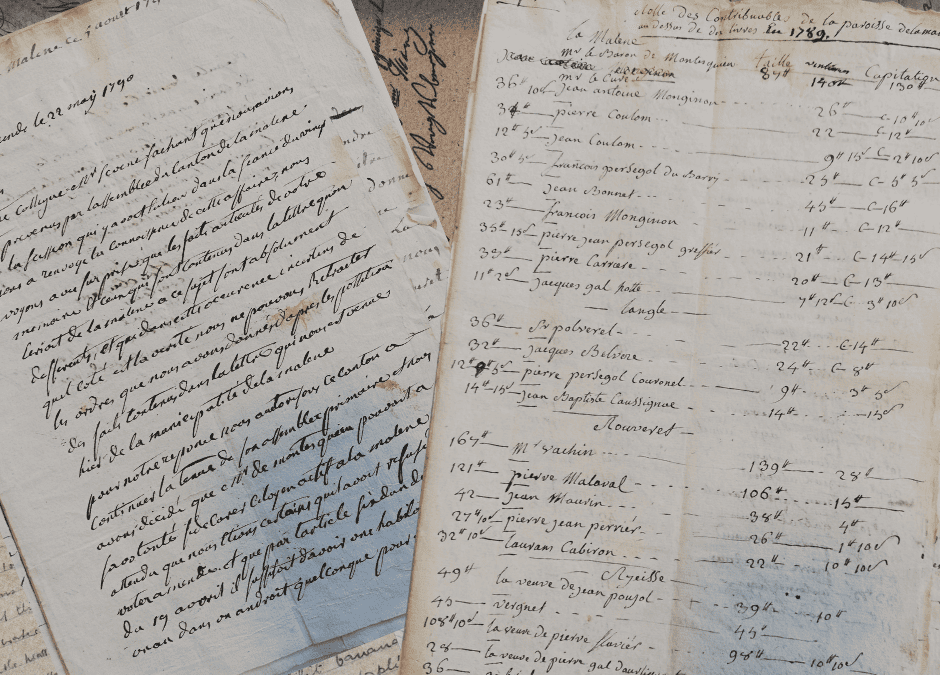 Les papiers de la Malène