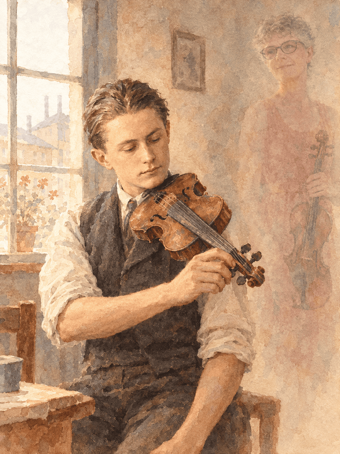 Mon grand pere au violon