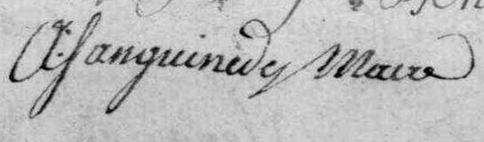 Signature augustin sanguinede