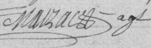 Signature de jean baptiste malzac
