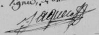 Signature Jean Baptiste Jaques