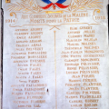 Plaque église de la Malène