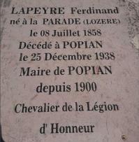 Tombe Lapeyre Popian